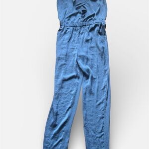 Forever 21 Sleeveless Blue Jumpsuit